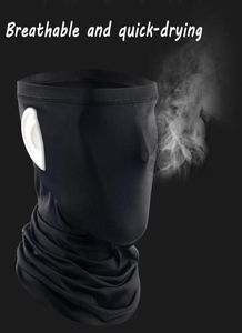 Loops gelo lenço de seda ouvido de pescoço de proteção UV Proteção à prova de poeira Ciclismo Face Mask5310620