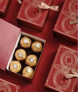 Sugar Box Magic Book Padrive Candy Boxes Gift Wrap para Festival de Festas de Aniversário de Casamento Casos de embalagem