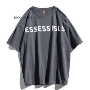 Essentials -Clothing Essentialsshorts Essentialsshirt Designer moda T -koszulka swobodne lato 24ss Essentialsweat męskie kobiety luksusowe drukowane litera luźna 296