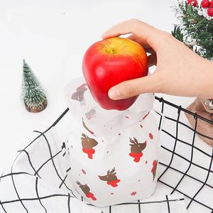 Presentförpackning 5st jula Apple Bag Red Green Party Supplies Holiday Set Year Decoration Packaging Söt kreativitet