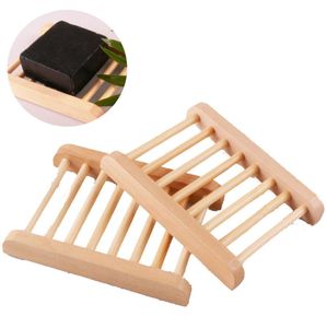 Natural Wooden Soap Dishes Tray Holder Bath Storage Box Plate Container Household Shower Bathroom Accessories2153111