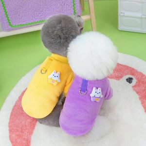 Dog Apparel Puppy Clothes Winter Autumn Warm Cartoon Sweater Pet Cute Desinger Pullover Small Fashion Harness Poodle Schnauzer Chihuahua