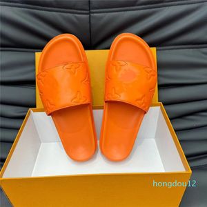 15a Designer Männer Miami Mule Maultier Slipper Pool Kissen Mules Mens Sandals Sonnenuntergang Flach Komfort Maultiere gepolsterte Vorderriemen Pinsschuhe Ein einfach zu wärmer Style Schuh 5.9 02