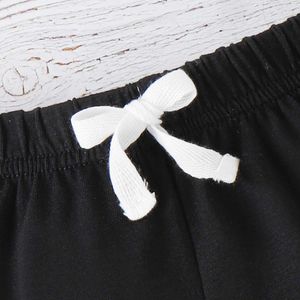 Q0VI Shorts Baby Boy/Girl Shols Shorts Solid Elastic D240510