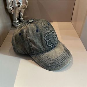 Lyxdesigner hatt broderad baseball cap casual hatt mångsidig mössa sommar sol hatt hav vid bomull cowboy tvätt sport gör koreanska utsökta vilda modeller