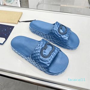 Designer -Objektträger Männer Frauen Schaum Läufer Sandalen Gummi Plattform Slipper Pool House Slide Summer Beach Chunky Bottom Maultiere