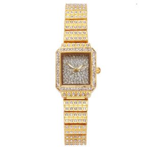 أزياء New Diamond Full Sky Star Steel Band Diamond Diamond inlaid Women S Bracelet Watch Watch Simple and Disual English Wath Watch Swatelet Imple