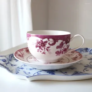 Cups Saucers Ceramic Coffee Mug Cup Breakfast And Saucer Set Home Garden Turkish Canecas De Porcelana