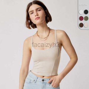 Women's T Shirt sexy Tees Y2K clothing pure desire suspender top spicy girl sleeveless summer outerwear tank top for women's inner wear tops
