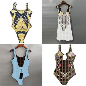 Full Letters Printed Bikini Sets Sexy Women Swimwear Designer Split Swimsuit Elastic Soft Swimming Suit For Holiday