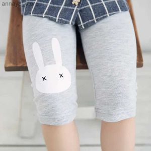 Shorts Girls Legs Summer Cute Casual Pants Childrens Cartoon Rabbit Shorts Childrens Candy Colors Knee Length LegsL2405L2405