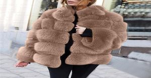 2021 Nuovo stile Fiumine in finta pelliccia da donna a maniche lunghe039 Suit Fox Giacca Female Inverno Warm Women Coat Coat Out2590465