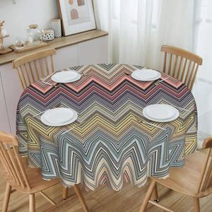 Toalha de mesa toalha de mesa redonda de 60 polegadas de cozinha de cozinha à prova de derramamento de capa boêmia