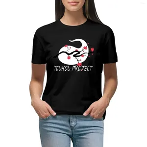 Женский Polos Touhou Project - Идеальный вишневый цветок youmu футболка винтажная одежда аниме -футболка с коротким рукавом тройник