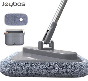 MOP do piso Joybos com separação de descontaminação do balde para lavagem e substituição a seco girando plana 2108308375694