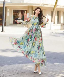 Abbigliamento etnico Summer Beach Wedding Ospite Maxi Dress Maternity Photoshoot Bohemian Alabiya Fashion Muslim Chiffon Long Dressing Seaside Plus TASIME T240510