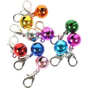 Hundhalsar 10 PCS Pet Collar Bell Hanging Bells Kitten Puppy Cat Accessories Multi-Function