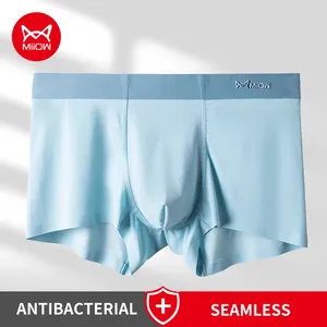 UNDUPTS MIIOW İLEY SEXY ERKEK BOWAR BOXERS Erkek Panties Grafen Antibakteriyel Kaset Boksör Man L-5XL BRIPS