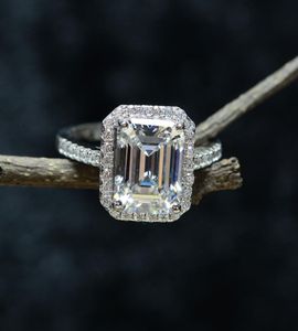 Biżuteria Diamond Solitaire zaręczynowe poduszka Cut Diamond Ring8441366