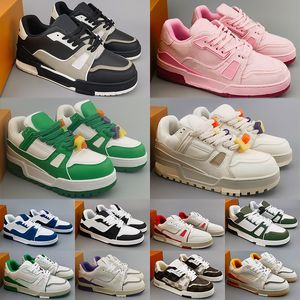 Designer Virgil Trainer Sneaker Sneaker Casual Casual Cashkin Black White Rosa in pelle rosa Abloh Overlay blu rosso Piattaforma bassa sneaker a piedi all'aperto a piedi 36-45