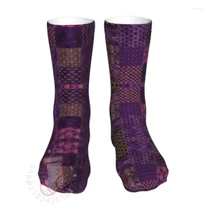 Meias masculinas Happy Funny Funny Feminino Casual Halloween Bohemian Wonderland Sock