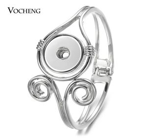 10pcslot ny Vocheng Gingersnaps armband legering Bangle fit 18mm Snap Charms Diy Jewelry Female Gift hela NN74310 CX2007245253630