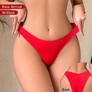 Women's Panties Sexy Women Red Low Waist Seamless Ladies Briefs Comfortable Solid Female Underwear Lingerie Underpants