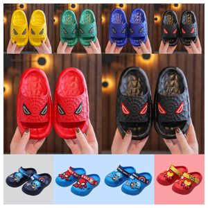 2024 neuer Top-Designer Anti Slip Soft Soled Pantoffeln für Haushaltsjungen Sandalen für Kinder im Innenraum Sommer Eltern-Kind-Sandalen