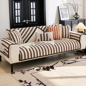 Campa de cadeira Anti-deslocamento Chenille Sofá Cover Four Seasons Universal Pattern Cushion Toard Couch Couch Arest Backrest Slipcover Decor Home Decor