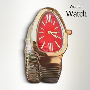 Luxury Snake Watch Designer Watches High Quality Women Watch Quartz Rörelser Rostfritt stål Watchstrap Gold Watch Fashion Watch for Woman Clasic Watch