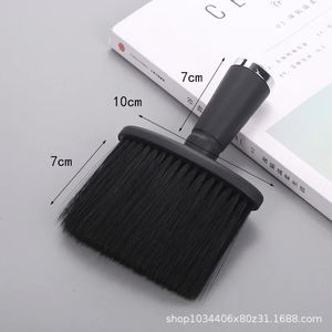 2024 Professional Soft Neck Face Duster Hair Brushes Barber Hair Clean Hairbrush Beard Brush Salon Cutting Hairdressing Styling Tools for