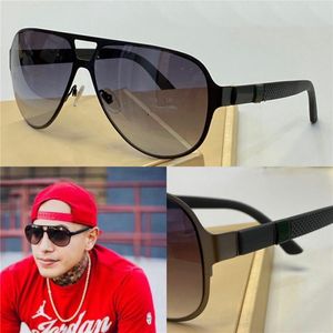 new fashion men design sunglasses wrap sunglass pilot frame coating mirror lens carbon fiber legs summer style 2252 1735