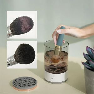 NEW Electric Makeup Brush Cleaner Machine 3-in-1 with USB Charging: Automatic Cosmetic Brush Quick Dry Cleaning ToolsUSB Charging Makeup Brush Cleaner