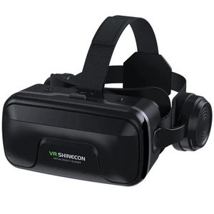 VR ShineCon G04EA Earphone Edition Smartphone Cinema 3D Glasses Virtual Reality Eye Lens Wearable Game Capacete 240506