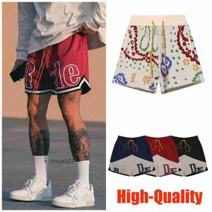 Designer Men Rh Limited Rhude Shorts Summer Swim Short Knee Lunghezza Hip Hop High Street Sports Training Pants Beach Pants Mens Elastic Workout CS58