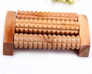 Stress Relief Wood Foot Roller Relieve Plantar Fasciitis Acupressure Reflexology Tool Relieve Blood Circulation Care XB18220524