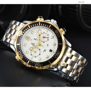 Omg assista 2024 nova marca original Business Men Classic Round Case Quartz Watch Wristwatch Relógio - Um relógio recomendado para A41 E49 casual