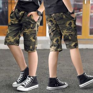 Shorts IENENS Youth Army Shorts Camo Shorts Trousers Childrens Shorts Childrens Cotton Board Shorts Boys Summer Thin Loose ShortsL2405L2405