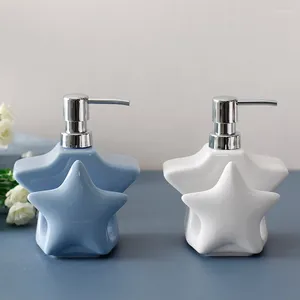 Liquid Soap Dispenser Ceramics Bottle Essence Foam Kitchen Hand Wash Shampoo Bathroom Accessories