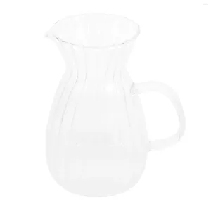 Dinnerware Sets Glass Milk Jug Delicate Creamer Pitcher Daily Use Coffee Glasses Household Small Mugs