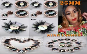 Stil 25mm 3D Mink Kirpikler Uzun Dramatik 100 Mink Kirpik Makyaj 5D Mink Kum Kazası Kalın Uzun Yanlış Kirpikler Kirpik Exten6372052