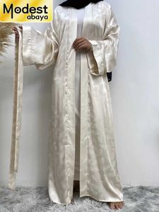 Abbigliamento etnico Abayas modesti per le donne Kimono Turchia Kaftan Abbigliamento islamico Ramadan Femme Musulmane Cardigan Caftan Marocain Muslim Robe T240510