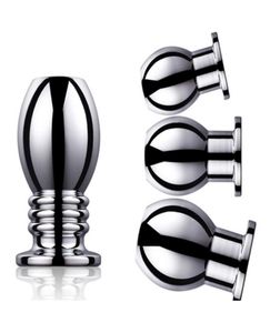 Hollow Metal Anal Butt Plug Odbyt stymulator rozszerzalny Massager Produkty Sex Pole Pary Zabawki erotyczne gry dla kobiet mężczyzn gay5059508