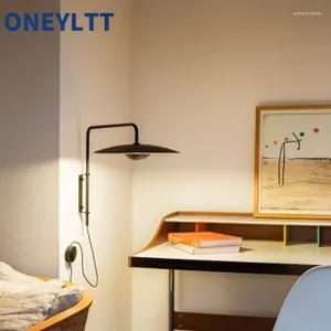 Vägglampa italiensk design industriell svängarm Iorn konstdekor hem justerbar sconce sängen sovrum levande/modell rumstudie