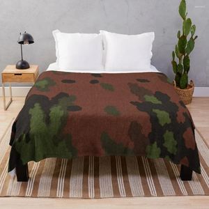 Blankets Eichenlaubmuster Spring SS Dotted German Camouflage Throw Blanket Sofas Sofa For Babies Tourist