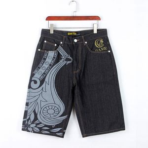 Pantaloncini di jeans strappati maschi's mast seven medi tendenza mezza taglio 5 punti corto estate sottile hip hop roccia casual pantaloni ginocchia lunghezza più dimensioni 30-46