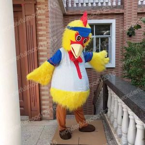 2024 Performance Rooster Mascot Costumi Carnival Carnevale Hallowen Performance Games Fancy Games Outfit Outfit Outfit Outfit Outfit Outfit