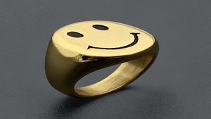 2020 Новый стиль золотой цвет кольца из нержавеющей стали для женщин ретро -антикварное кольцо для вечеринки подарки для ювелирных украшений бесплатная доставка7088045