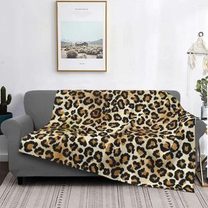 Decken Leopardenmuster Hautwurf Decke Samt Plüsch Sofa Tier dünne Quilt Bettwäsche -Bettsprea Couch Teppich 150x200 cm