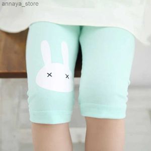 Şort çocuk pamuk bacakları yaz alt tavşan bacaksız kız diz boyu pantolon çocuk gündelik pantolon 2-10 yıll2405l2405